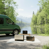 EcoFlow compact power system integrated into a custom van build for reliable off-grid use