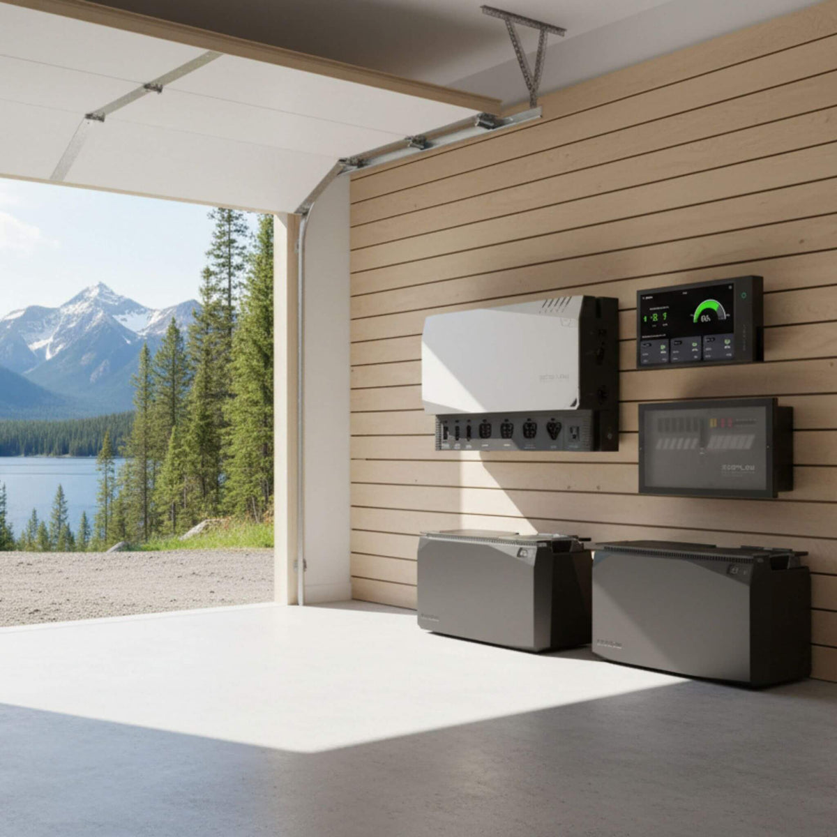 EcoFlow Power Hub integrated inverter and charging system for van and off grid builds