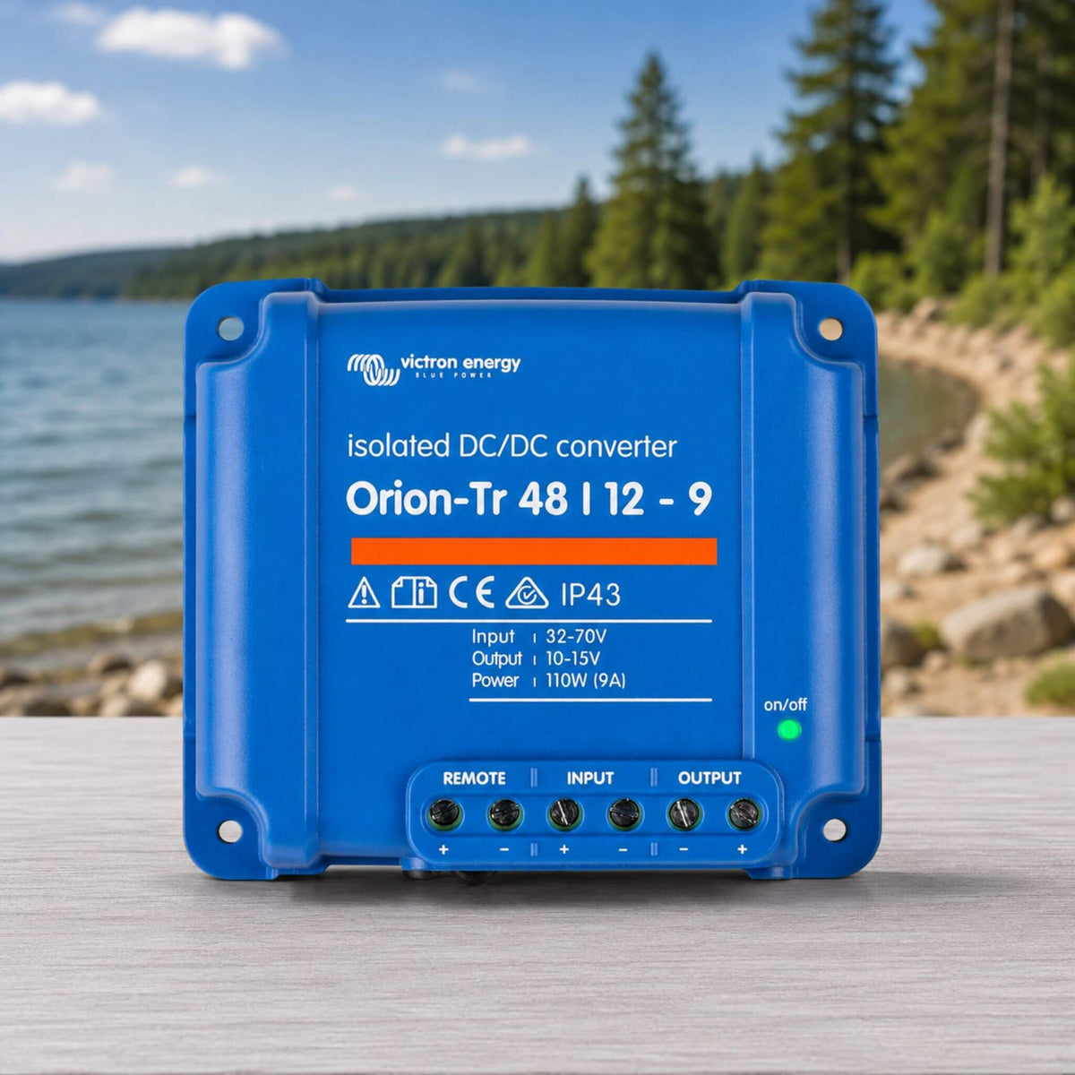 Isolated DC-DC converter for van electrical systems and off-grid power installations