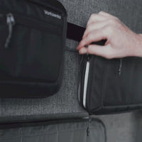 VanEssential L-Track stow bag for organizing small gear in a van.