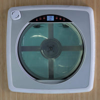 Closed roof fan in a VR, height 127mm, with LED and remote control / Ventilateur de toit fermé dans un VR, hauteur 127 mm, avec LED et télécommande.