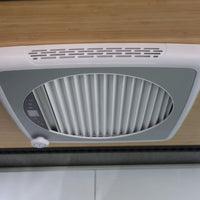 Open height 182mm of van roof fan providing maximum airflow / Hauteur ouverte 182 mm du ventilateur de toit van offrant un flux d’air maximal.