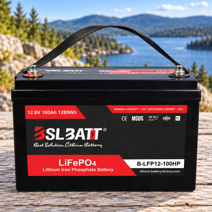 SL-BAT 12.8V 100Ah LiFePO4 battery for campervan battery systems
