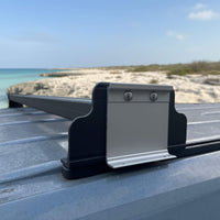 High roof Sprinter roof bar system for rooftop gear installation
