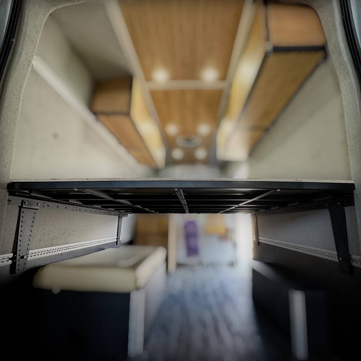 panel bed system designed for sprinter and transit van setups