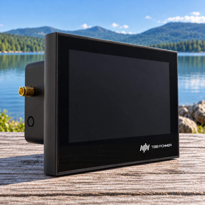 TBB Power E4 4.3 inch LCD monitor for battery monitoring and off-grid power systems