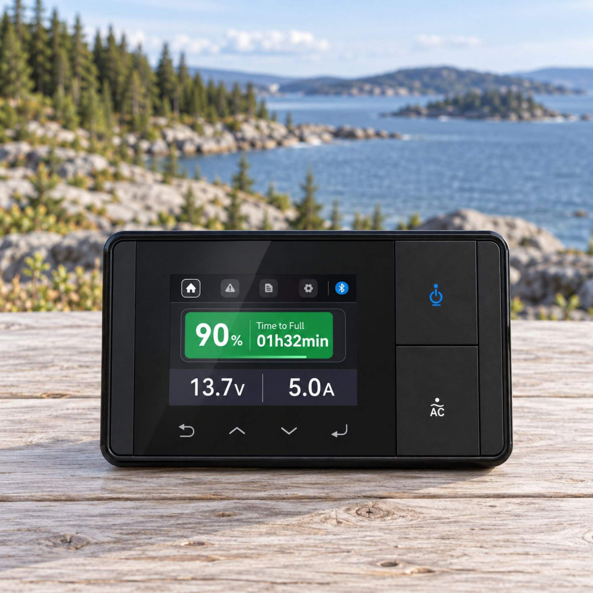 TBB Power VS28-LS monitor and control with 2.8-inch display and Bluetooth for battery systems