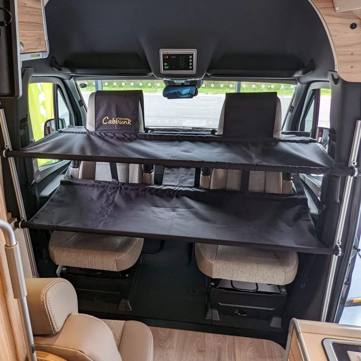 Twin bunk bed system for RV and motorhome conversions