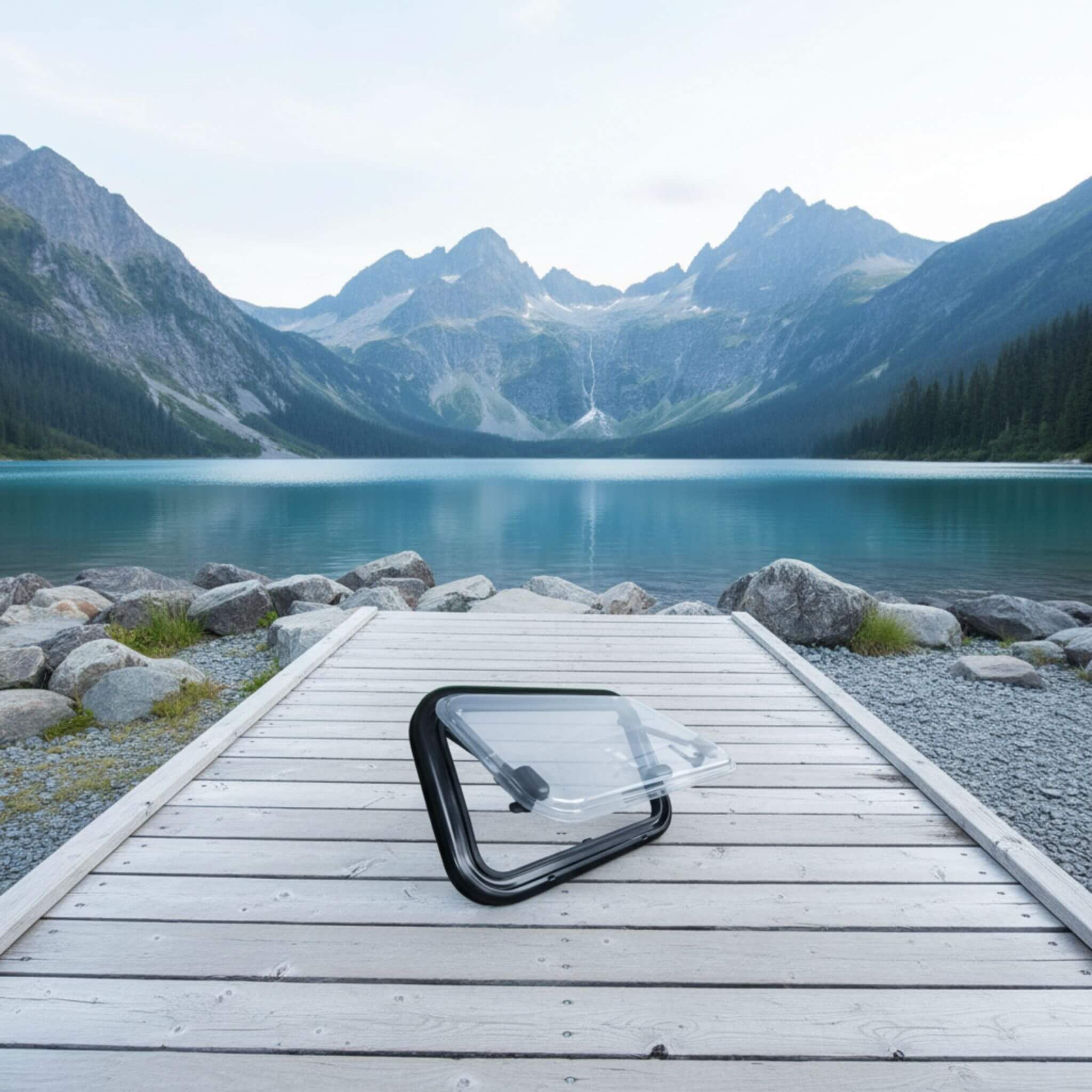 Classic Van Window 450 × 610 mm | Dual-Pane Acrylic Window for Van ...