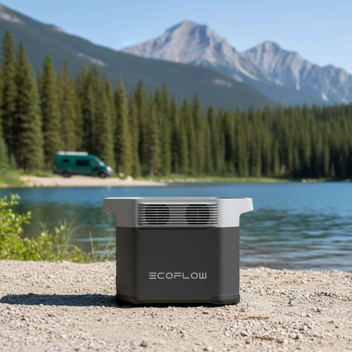 EcoFlow Delta 2 portable power station battery backup for RV