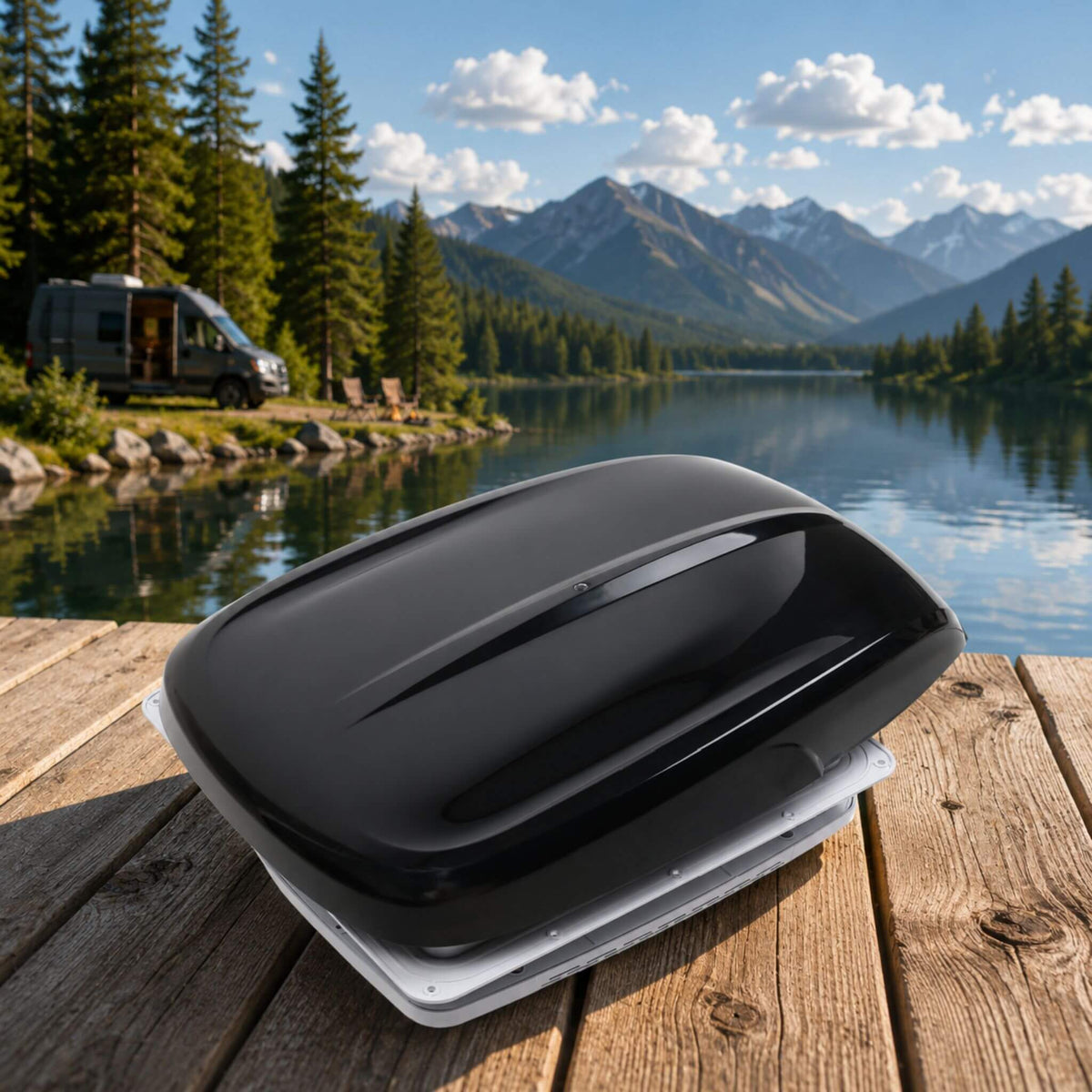PROBREEZE 14″ — VENTILATEUR DE TOIT POUR VR, SILENCIEUX, AVEC DEL ET TÉLÉCOMMANDE
