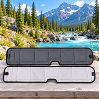VanEssential black bunk window cover for professional van builders and conversion shops.