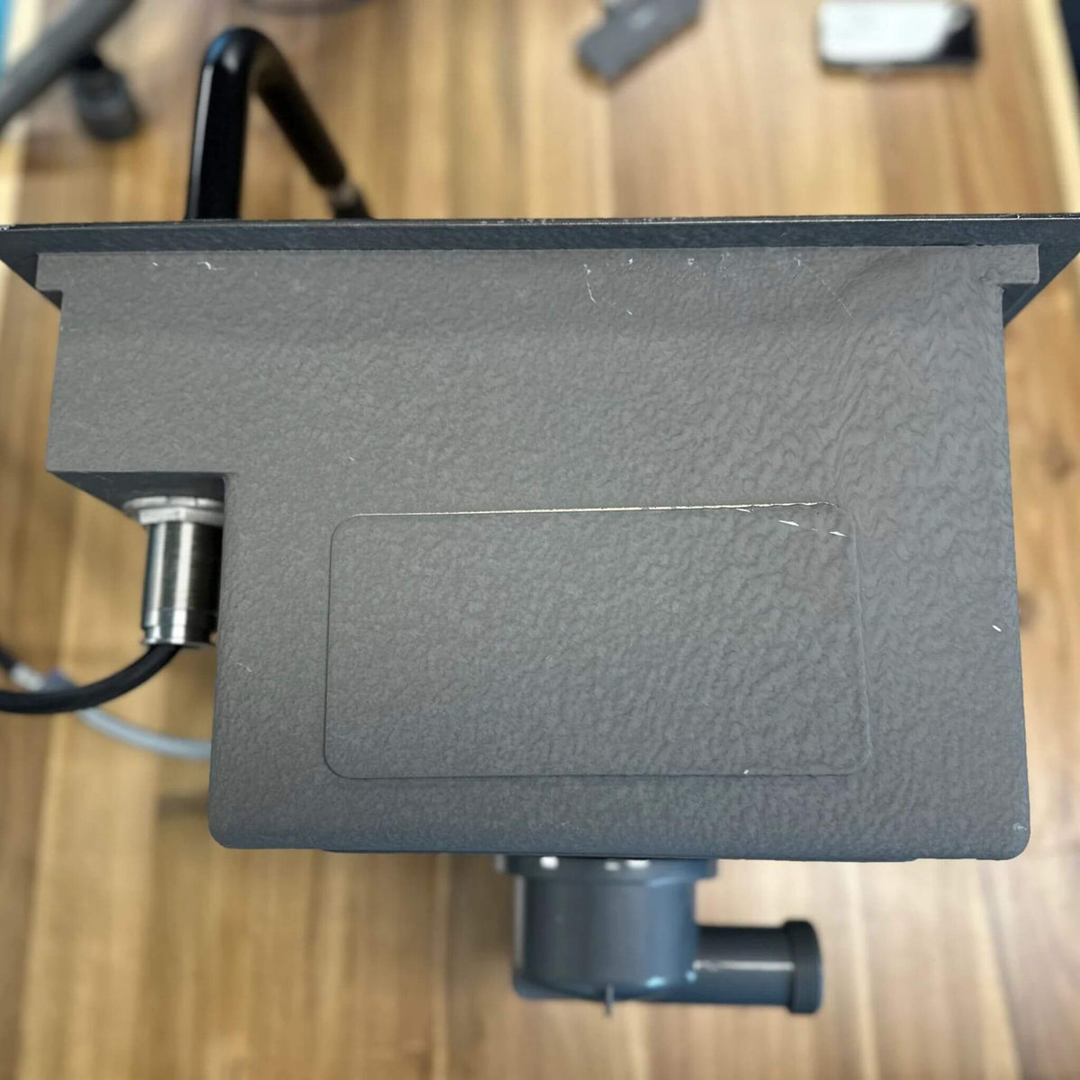 Vanlife compact sink for camper van plumbing system installation