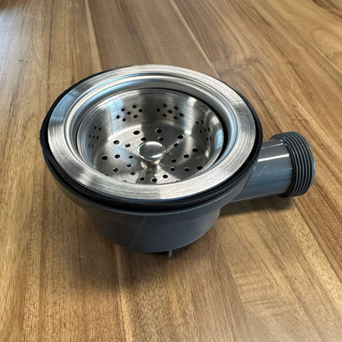 Vanlife sink installed in countertop for plumbing system