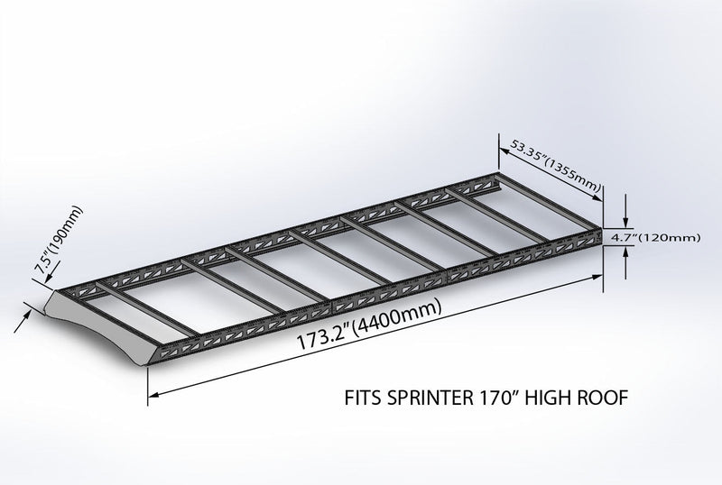 MODULAR ROOF RACK SYSTEM FOR SPRINTER
