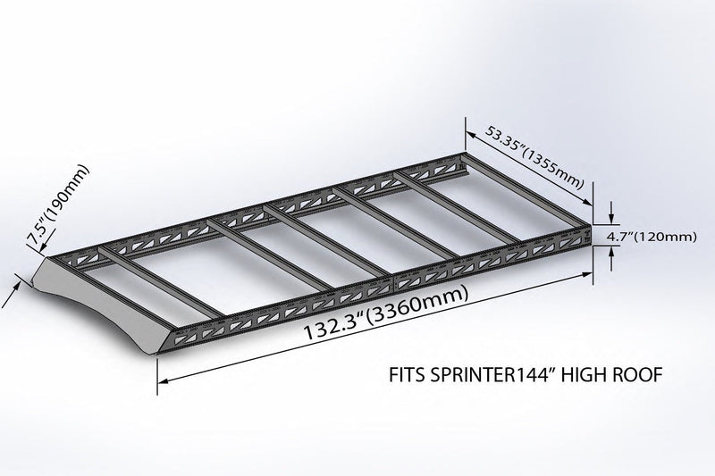 MODULAR ROOF RACK SYSTEM FOR SPRINTER
