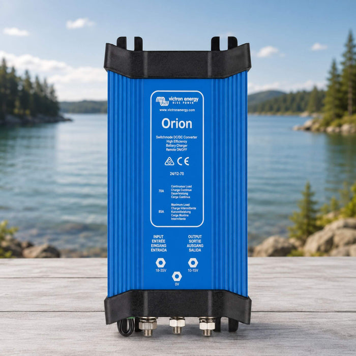 Victron Orion 24/12-70 DC-DC battery charger with remote on/off and isolated output for van electrical