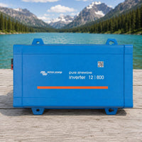 Victron Energy Phoenix Inverter 12/800 pure sine wave inverter for vanlife, camper van and off-grid electrical systems.