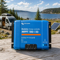 Victron Energy BlueSolar MPPT 150/35 solar charge controller for vanlife and off-grid energy systems