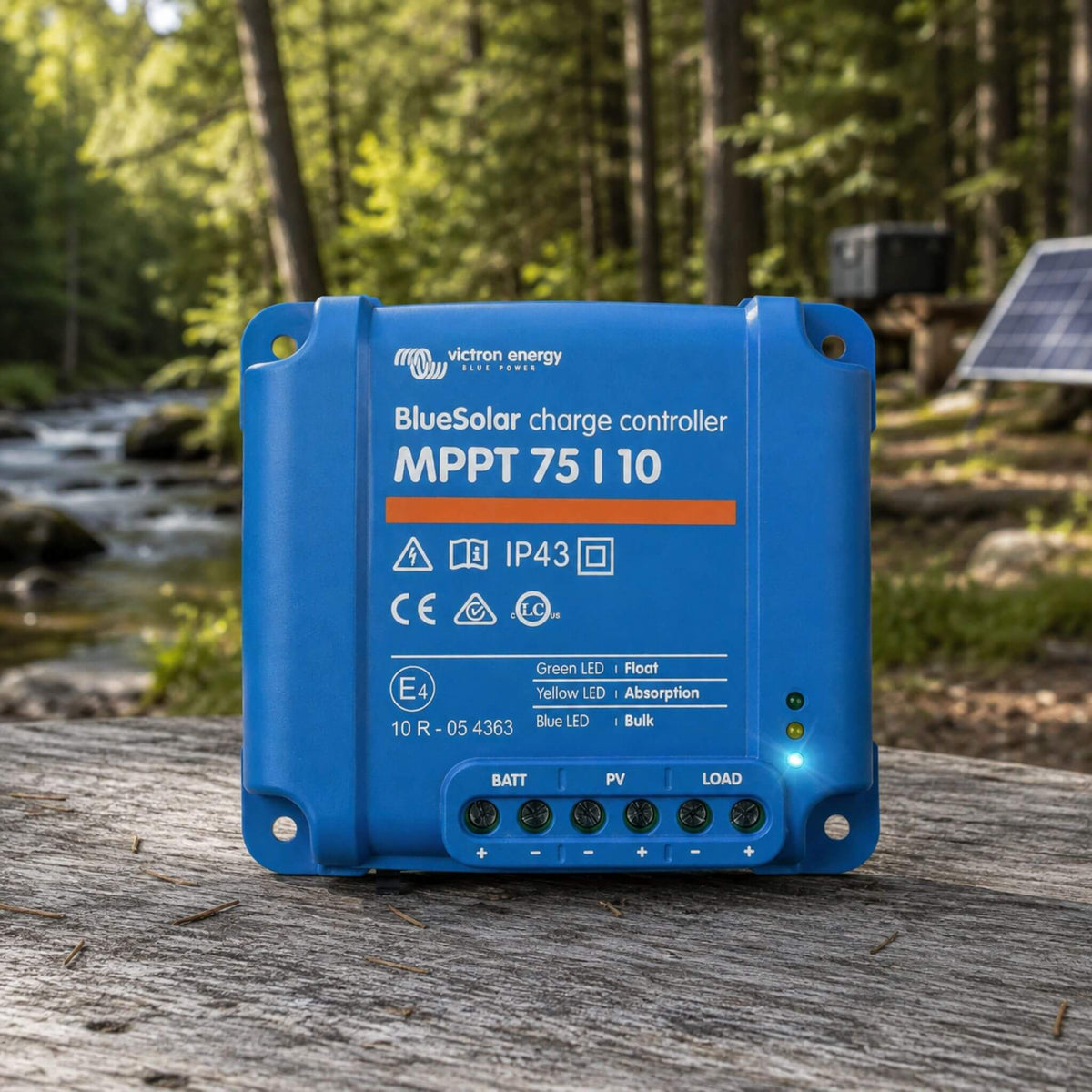 Victron Energy BlueSolar MPPT 75/10 solar charge controller solar power battery system