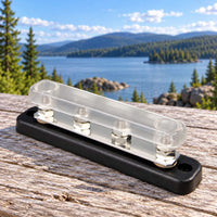Victron Energy Busbar 4 Studs 70V 150A for DC power distribution in van conversion electrical systems