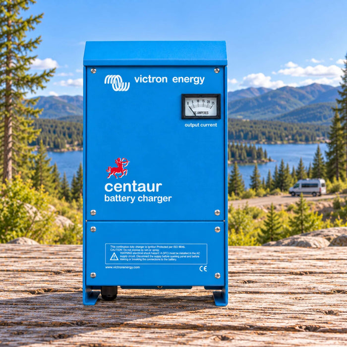 Victron Energy Centaur 12V 50A battery charger for van conversion, RV and off-grid battery systems