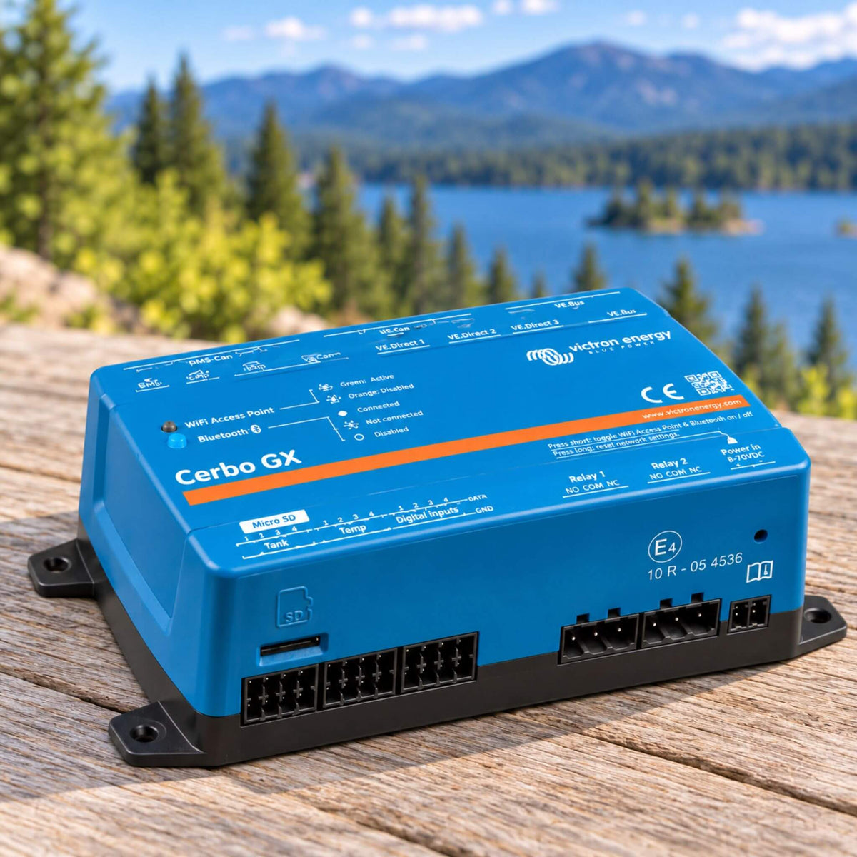 Victron Cerbo GX for remote monitoring and management of off-grid energy and battery systems