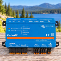 Victron Cerbo GX communication centre for monitoring and control of van conversion and RV electrical systems