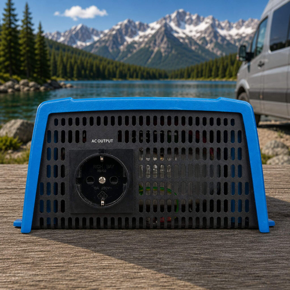 Victron Energy 12/500 230V Schuko inverter for van conversion and vanlife electrical system