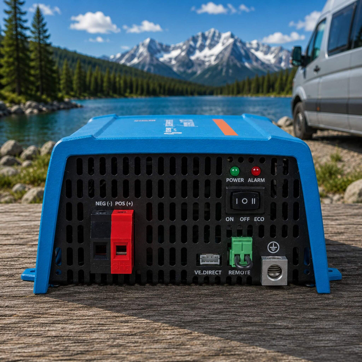 Victron Energy 12/500 230V Schuko pure sine wave inverter for camper van conversion