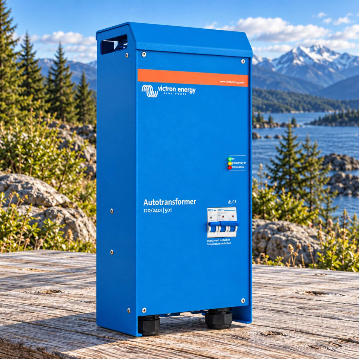 Victron Energy Auto-transformateur 120/240V 50A pour aménageurs professionnels de véhicules, constructeurs de VR et installations d'alimentation mobile