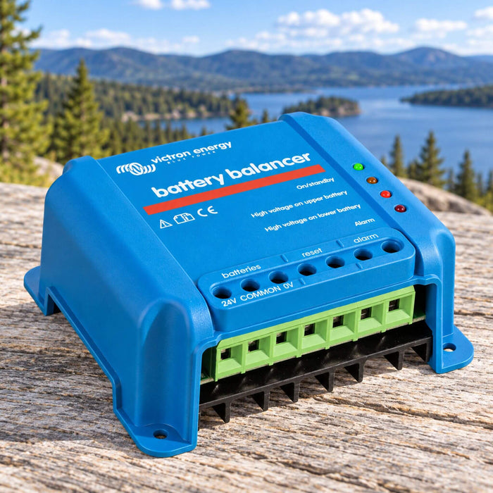 Victron Energy Battery Balancer for battery voltage management in campervan electrical systems