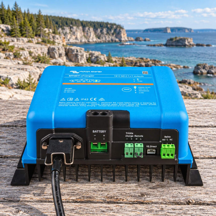 Victron Energy Blue Smart Charger 12V 30A smart battery charging for off-grid power systems