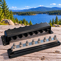 Victron Energy Busbar 8 Studs for battery power distribution and professional vehicle electrical installations