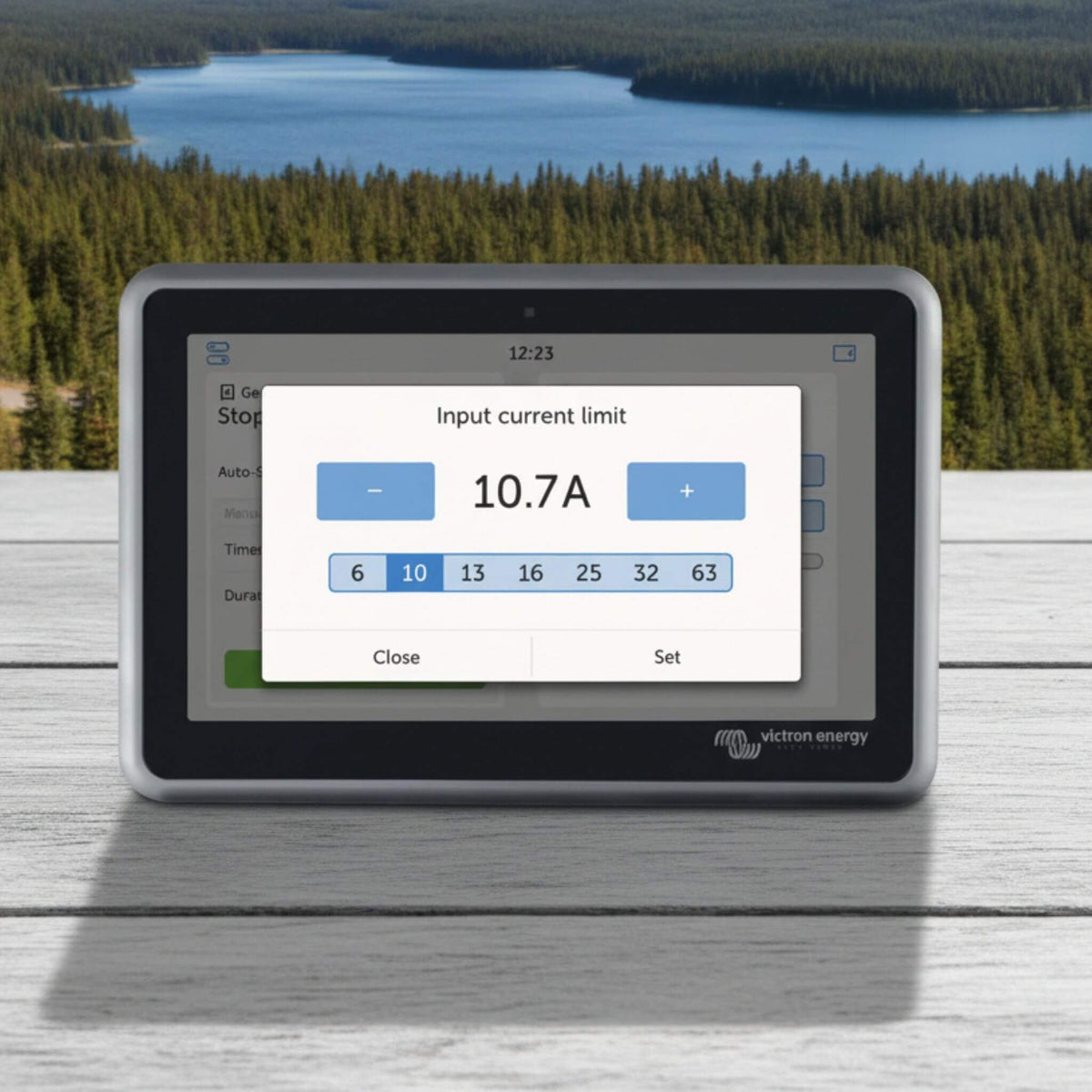 Victron Ekrano GX monitoring hub designed to connect and display data from batteries, inverters, chargers, and power distribution equipment.