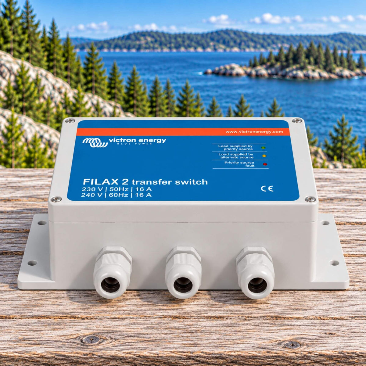 Victron Energy Filax 2 ultra fast 120V transfer switch for vehicle electrical systems
