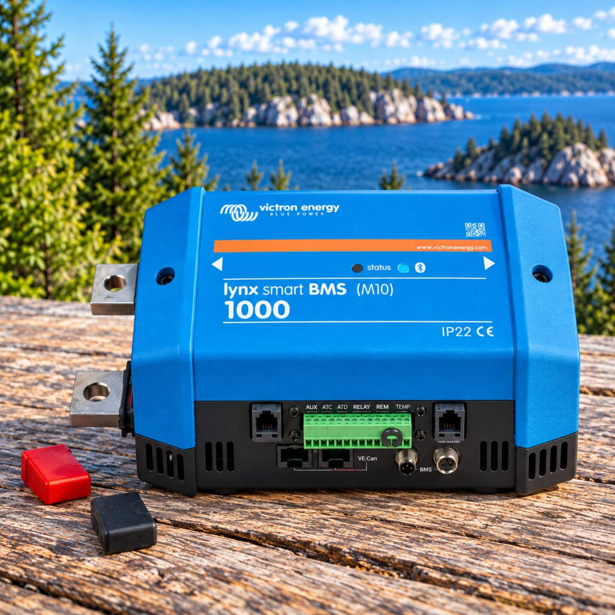 Victron Energy Lynx Smart BMS M10 1000 battery monitoring for van power systems