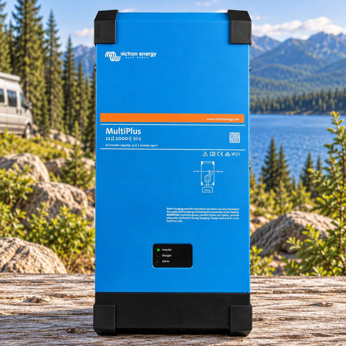Victron Energy MultiPlus 24/2000/50 inverter charger for van conversion and off-grid electrical systems