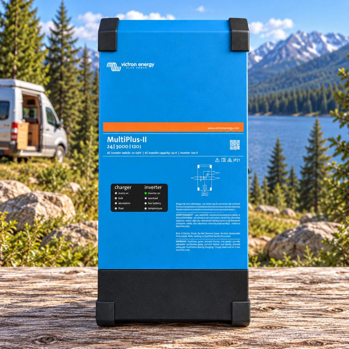 Victron Energy MultiPlus-II 24/3000/70-50 2x120V inverter charger for van electrical systems and off-grid power