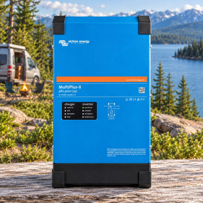 Victron Energy MultiPlus-II 48/3000/35 inverter charger connection panel for mobile power