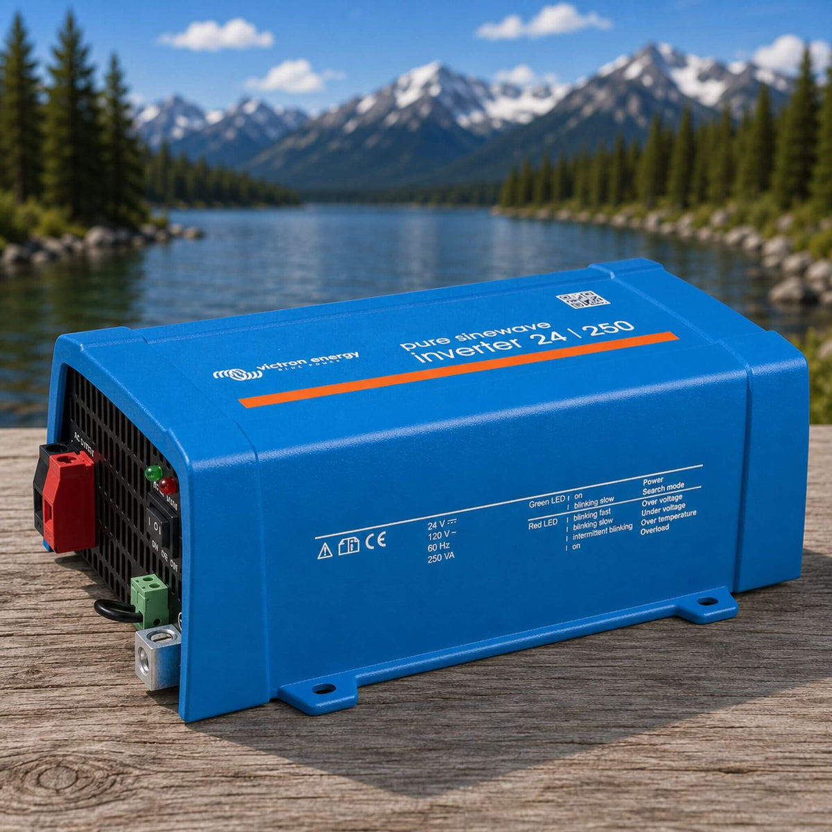 Victron Energy Phoenix 24/250 pure sine wave inverter for vanlife electrical systems