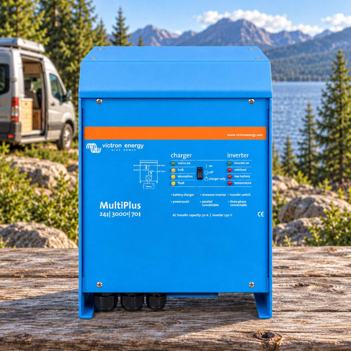 Victron Energy MultiPlus 24/3000/70-50 120V VE.Bus inverter charger for van conversion and off-grid electrical systems
