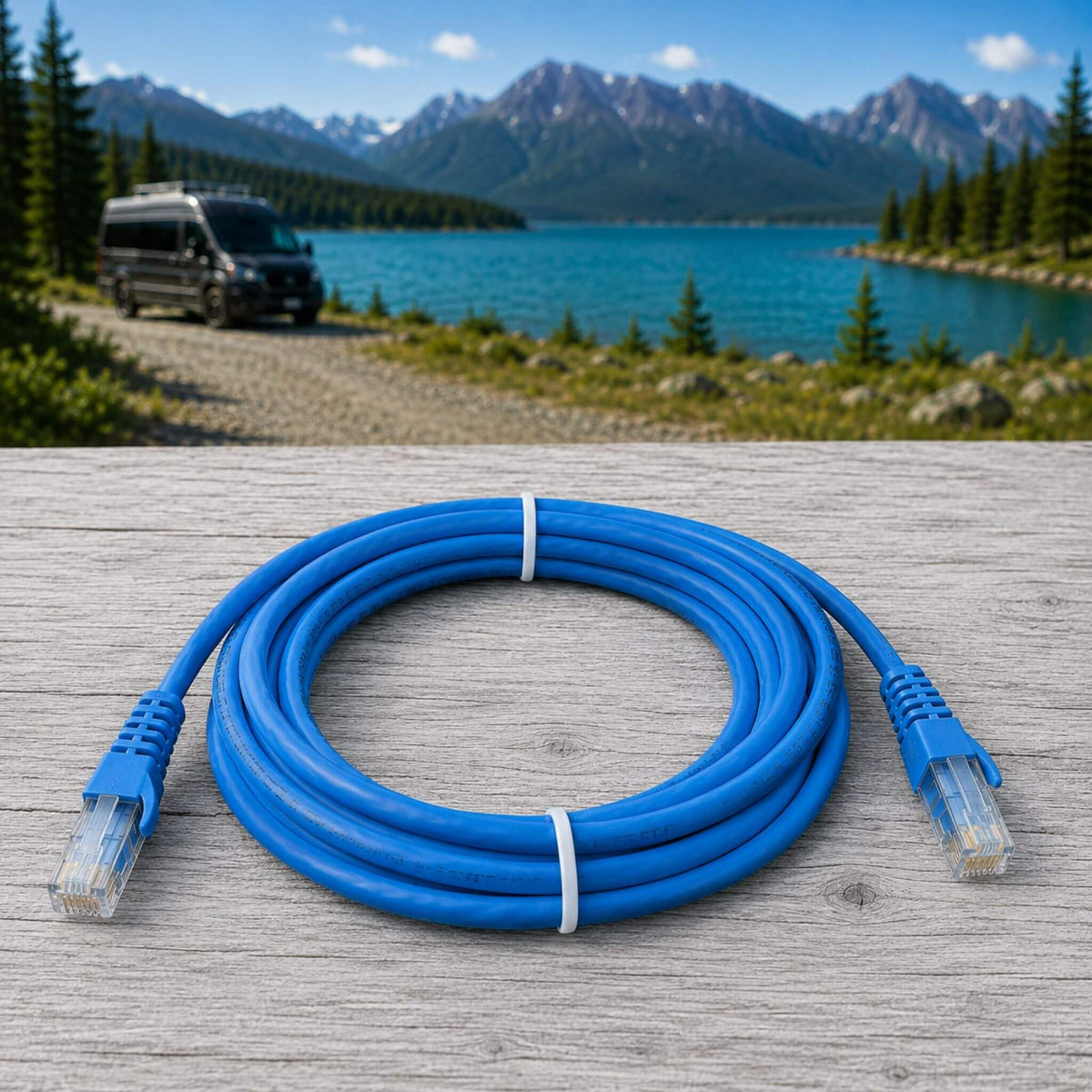 Victron Energy RJ45 UTP Cable 10m providing dependable communication between compatible Victron devices for monitoring, control, and energy management applications.