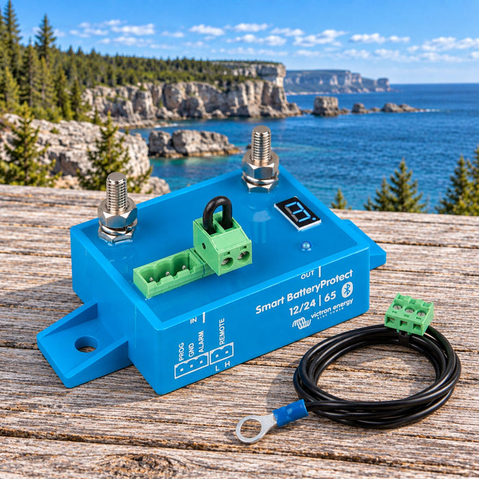Victron Energy Smart BatteryProtect 12/24V 65A battery disconnect for off-grid power systems