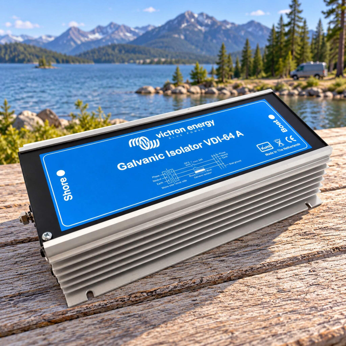 Victron Galvanic Isolator VDI-64 A for marine shore power electrical protection and galvanic isolation