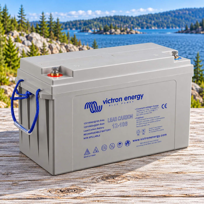 Victron Lead Carbon 12V 106Ah battery for off-grid RV and mobile energy storage systems