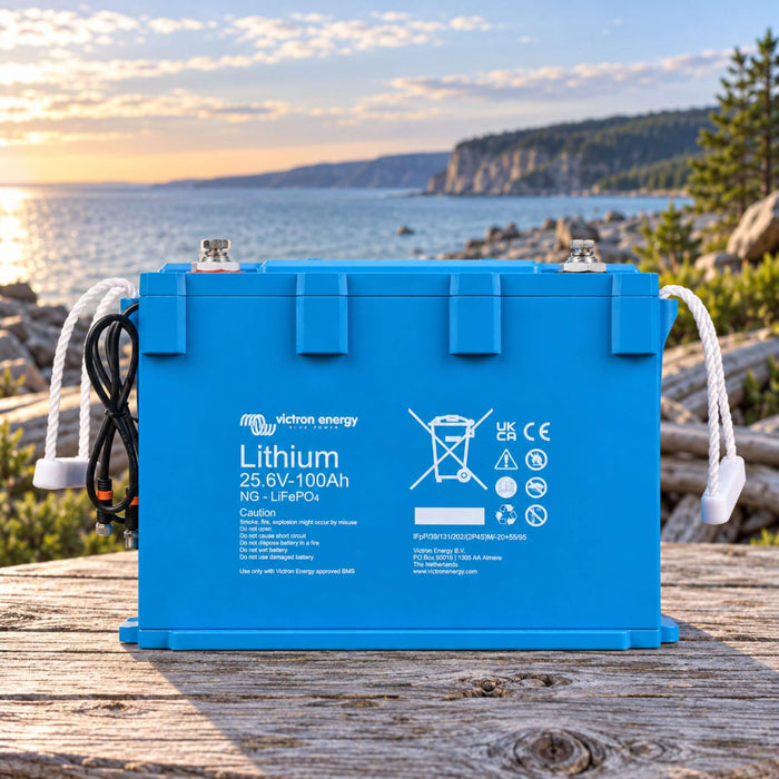 Victron Lithium NG 25.6V 100Ah battery for off-grid power and battery systems