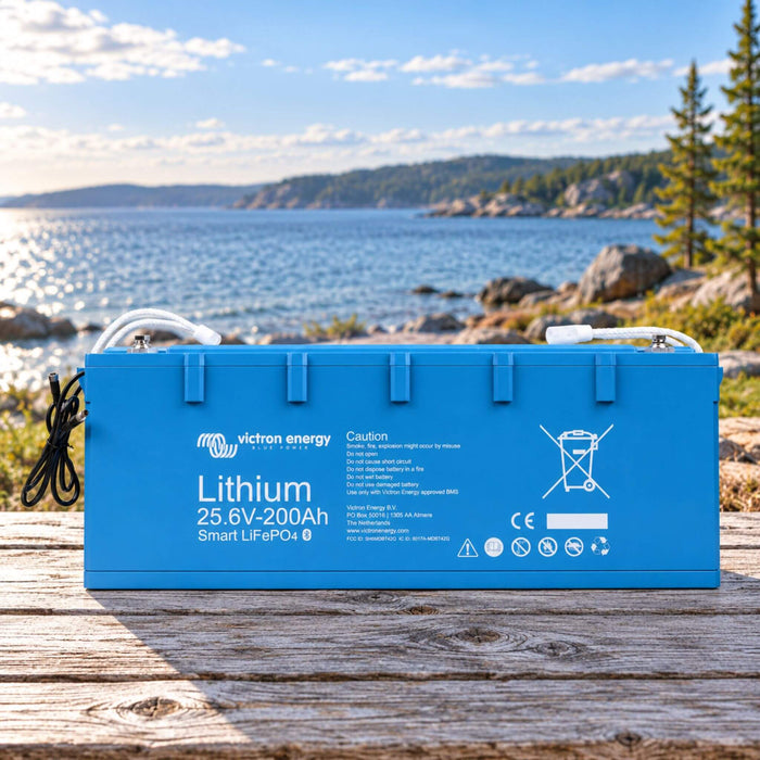 Victron Lithium NG 25.6V 200Ah battery for campervan energy storage and autonomy