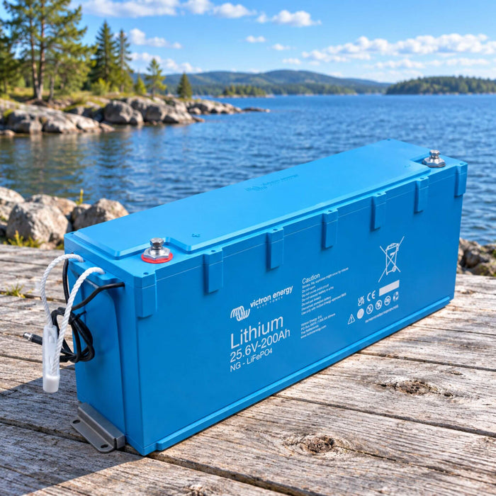 Victron Lithium NG 25.6V 200Ah battery for off-grid energy autonomy