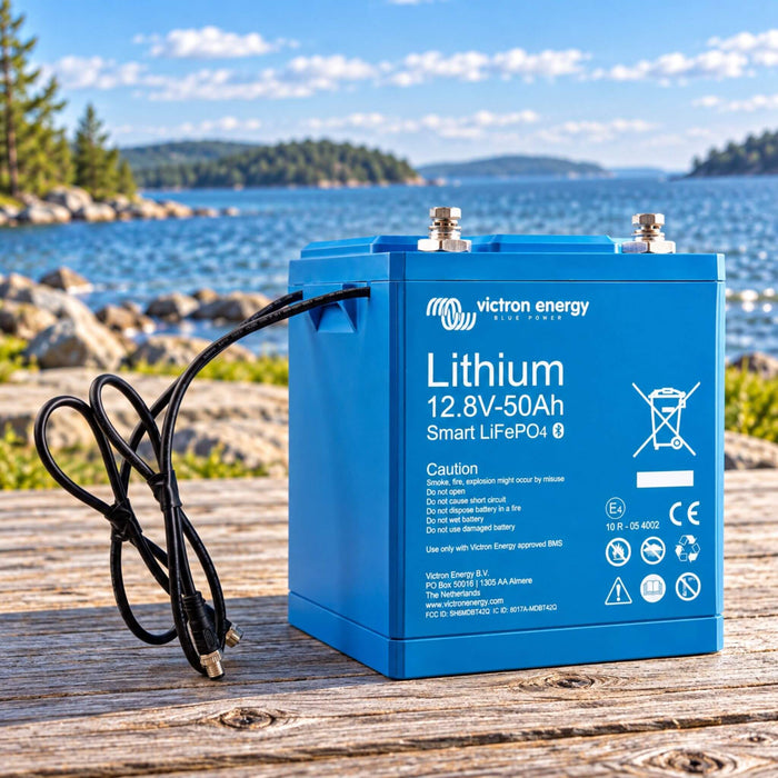 Victron Lithium Smart 12.8V 50Ah battery for compact power systems